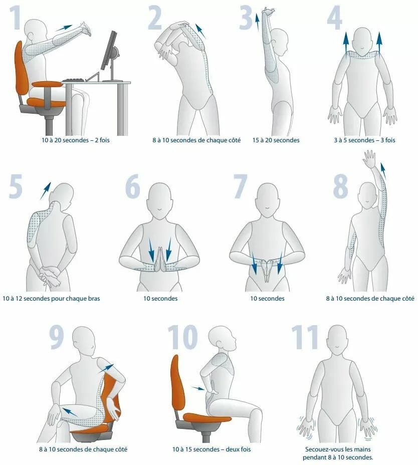 Etirement au bureau