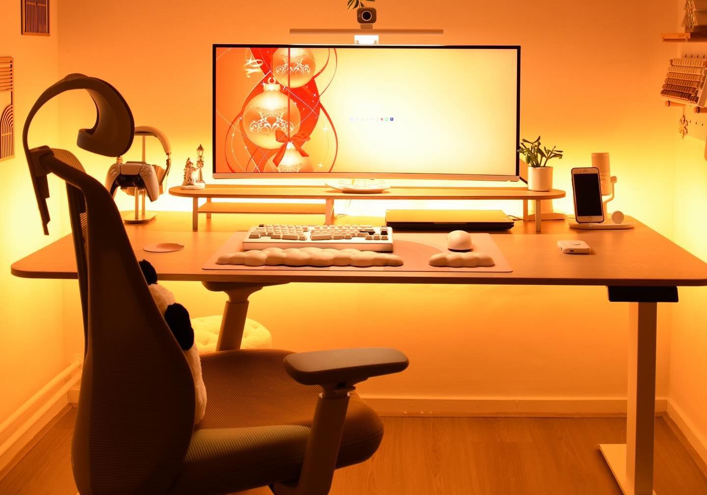 setup minimaliste cozy